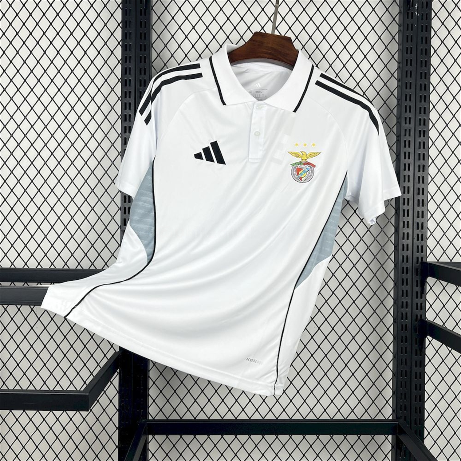 Benfica 25-26 White Polo Jersey - Fans Version - JerseysGala