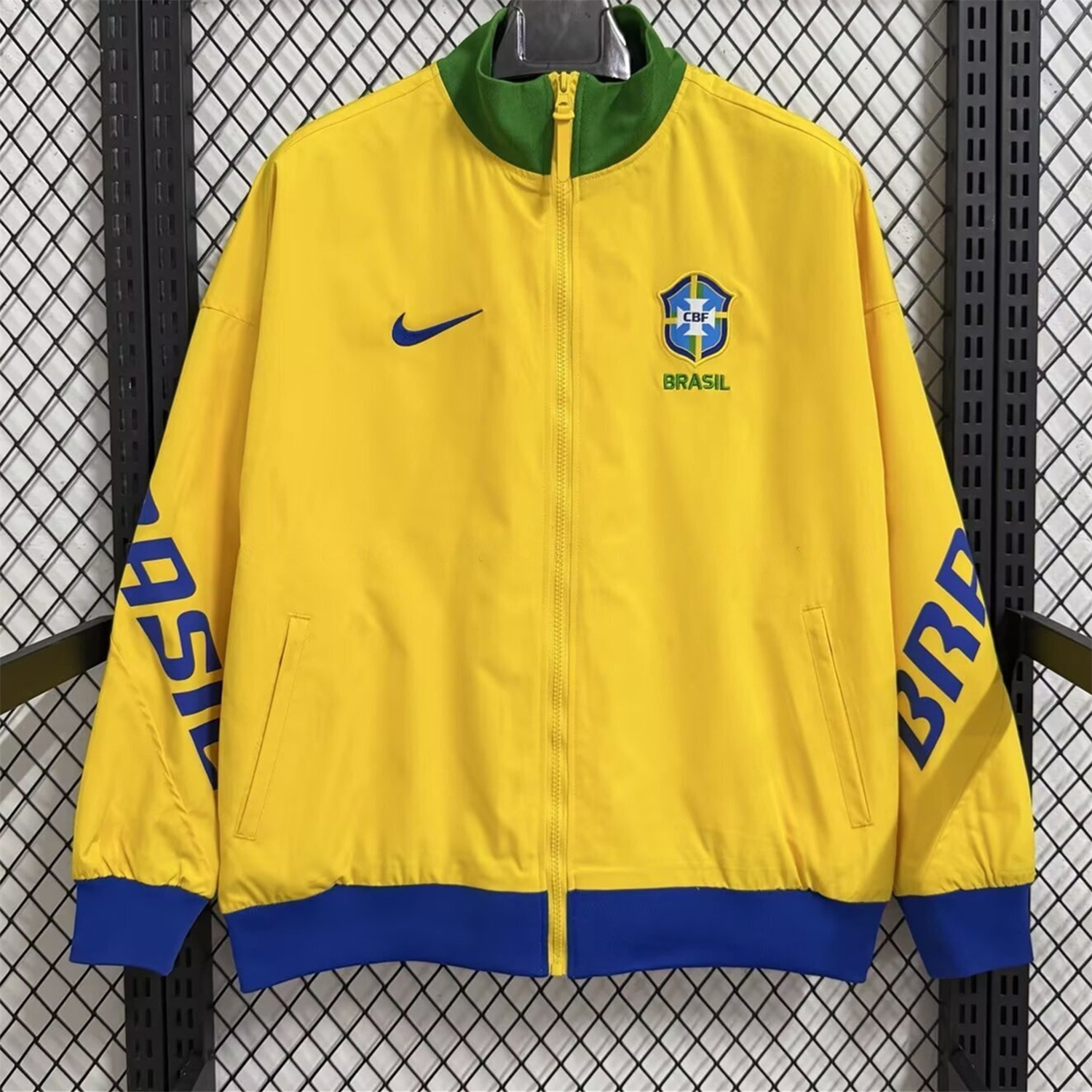 Brazil 2026 Windbreaker Jacket - Yellow - JerseysGala