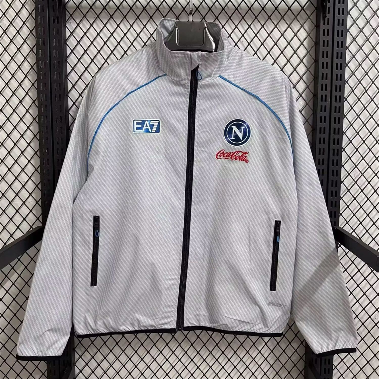 Napoli 25-26 Windbreaker Jacket - Gray - JerseysGala