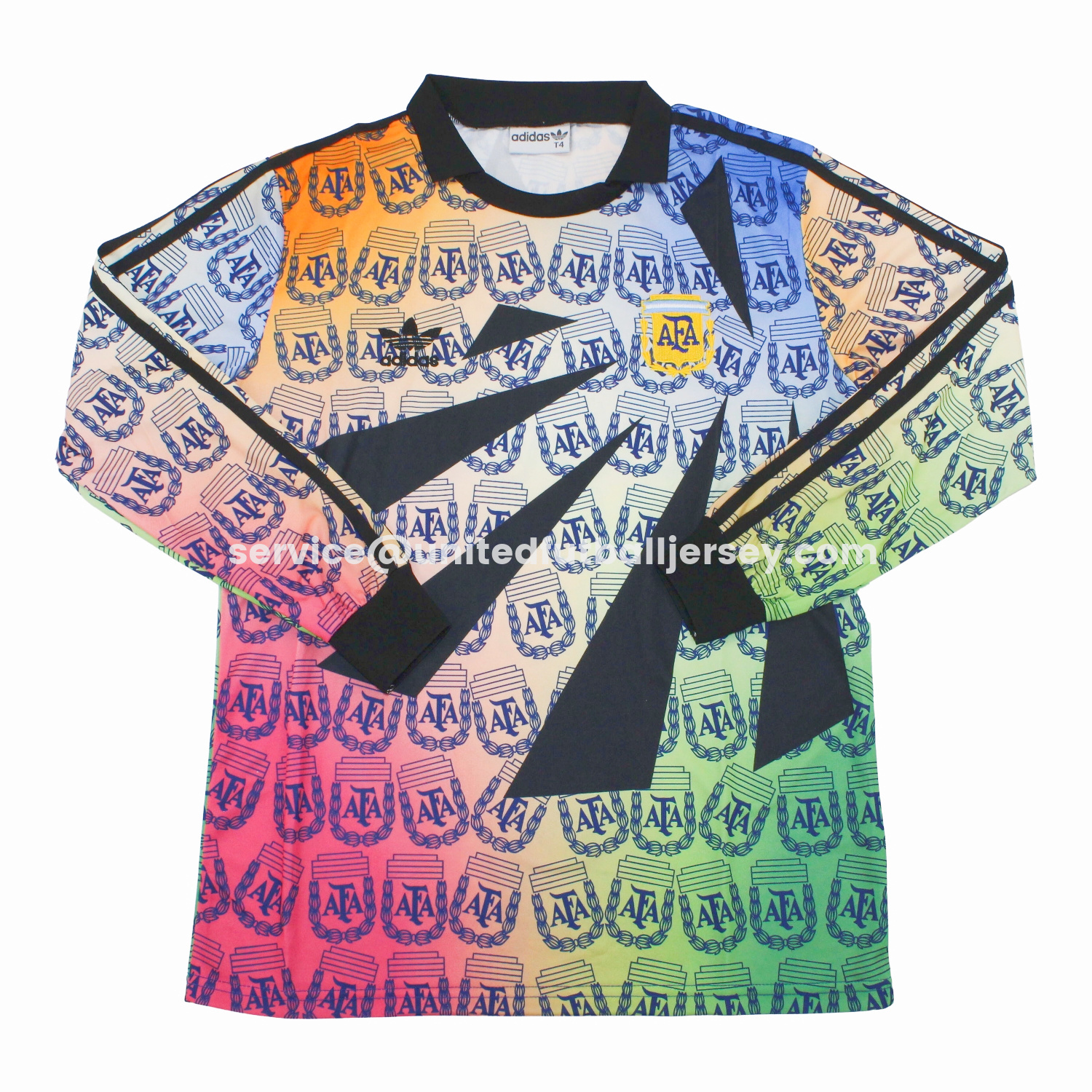 Retro Argentina 1994 Multicolor Goalkeeper Long Sleeves Jersey - JerseysGala