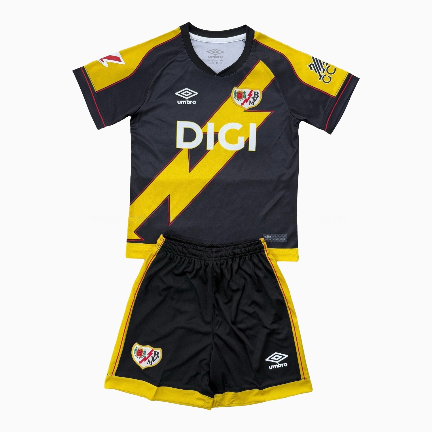 Rayo Vallecano 25-26 Third Men's Adult Jersey Set - Fans Version - JerseysGala