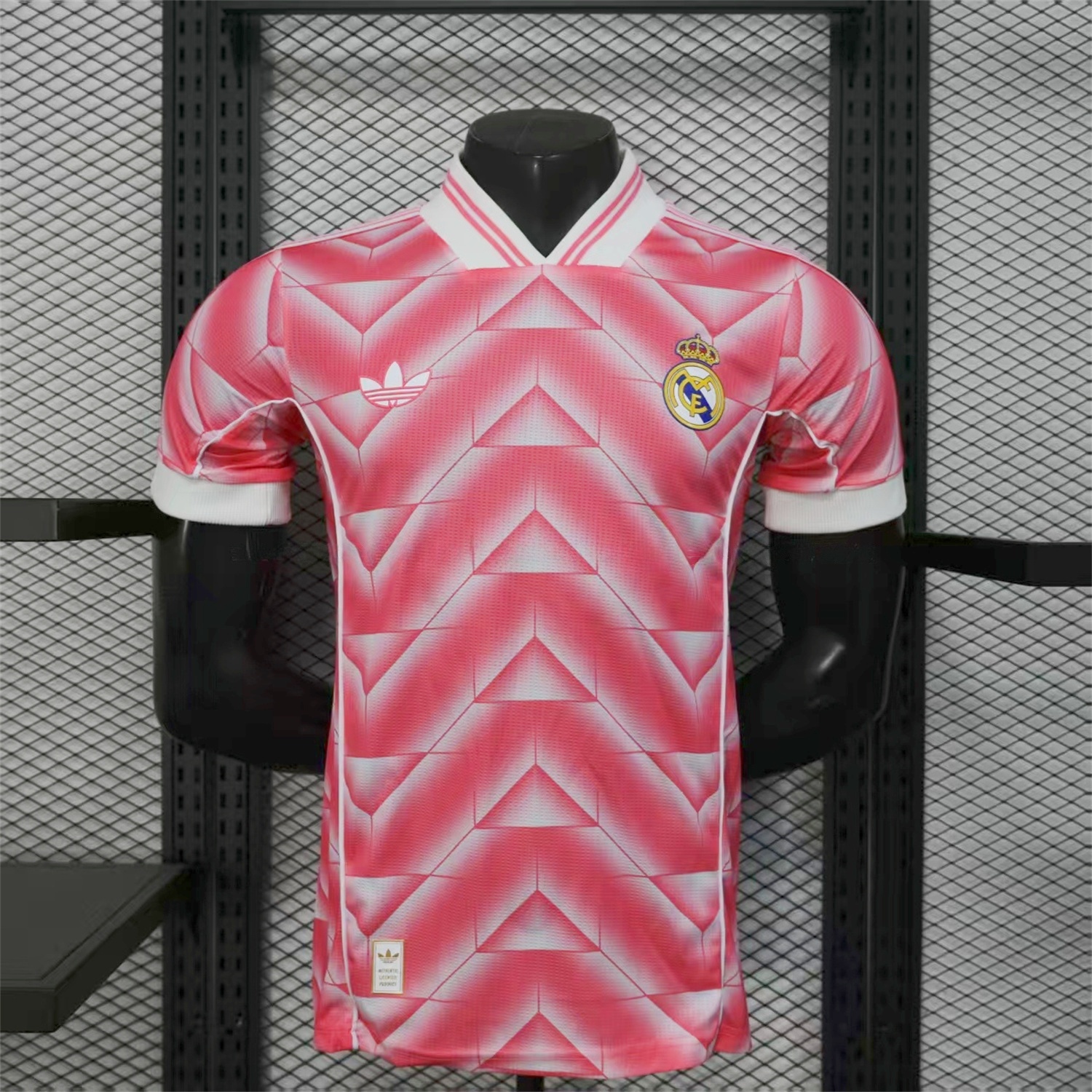Real Madrid 25-26 Refracted Pink Light White Special Jersey - Player Version - JerseysGala