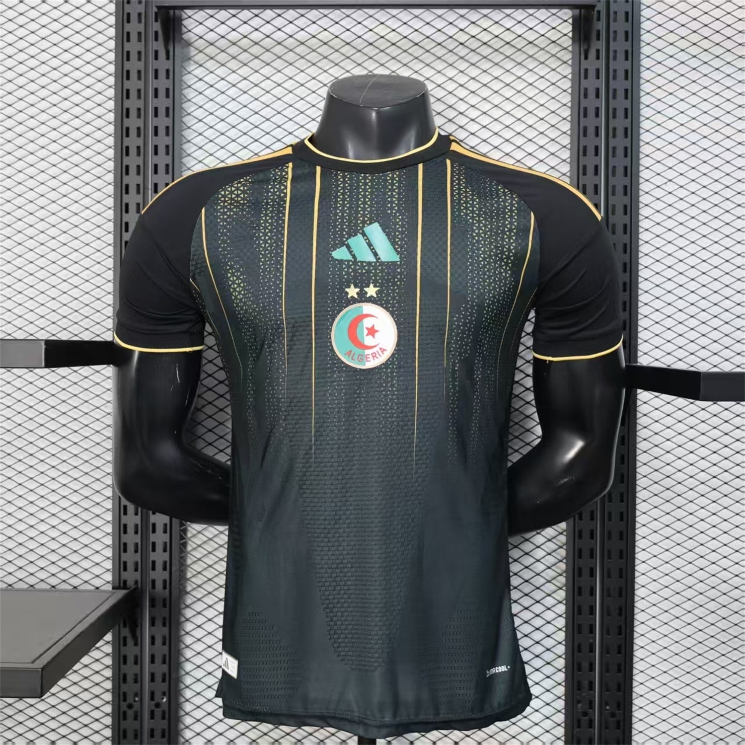 Algeria 2026 Black And Gold Special Jersey - Player Version - JerseysGala