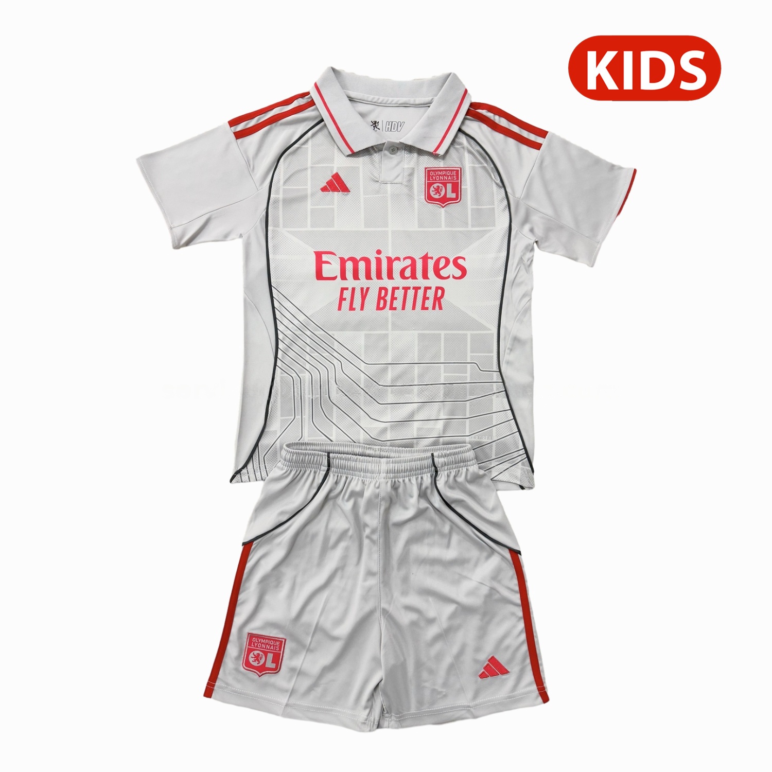 Lyon 25-26 Third Kids Kit - JerseysGala