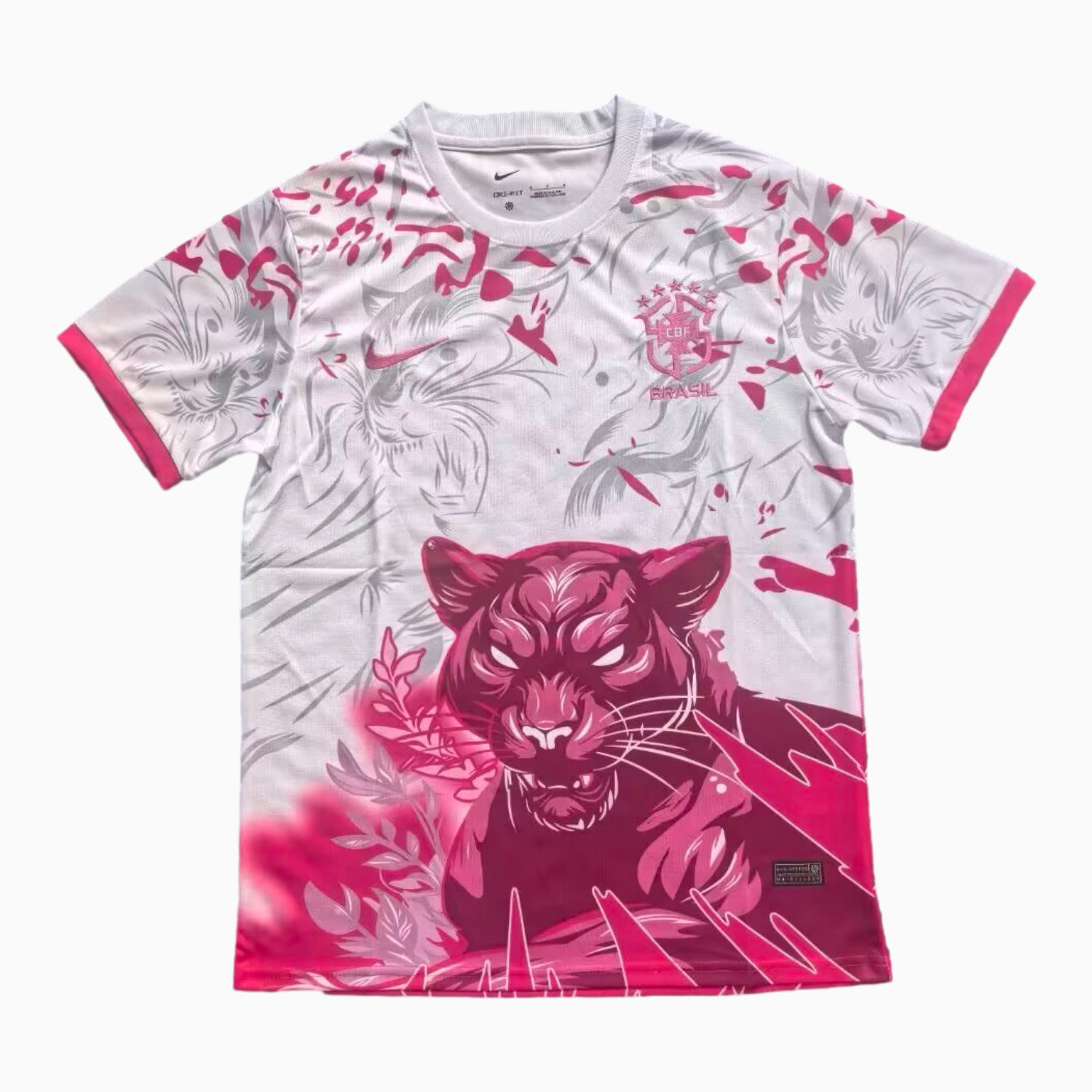 Brazil 25-26 Leopard Red And White Jersey - Fans Version - JerseysGala