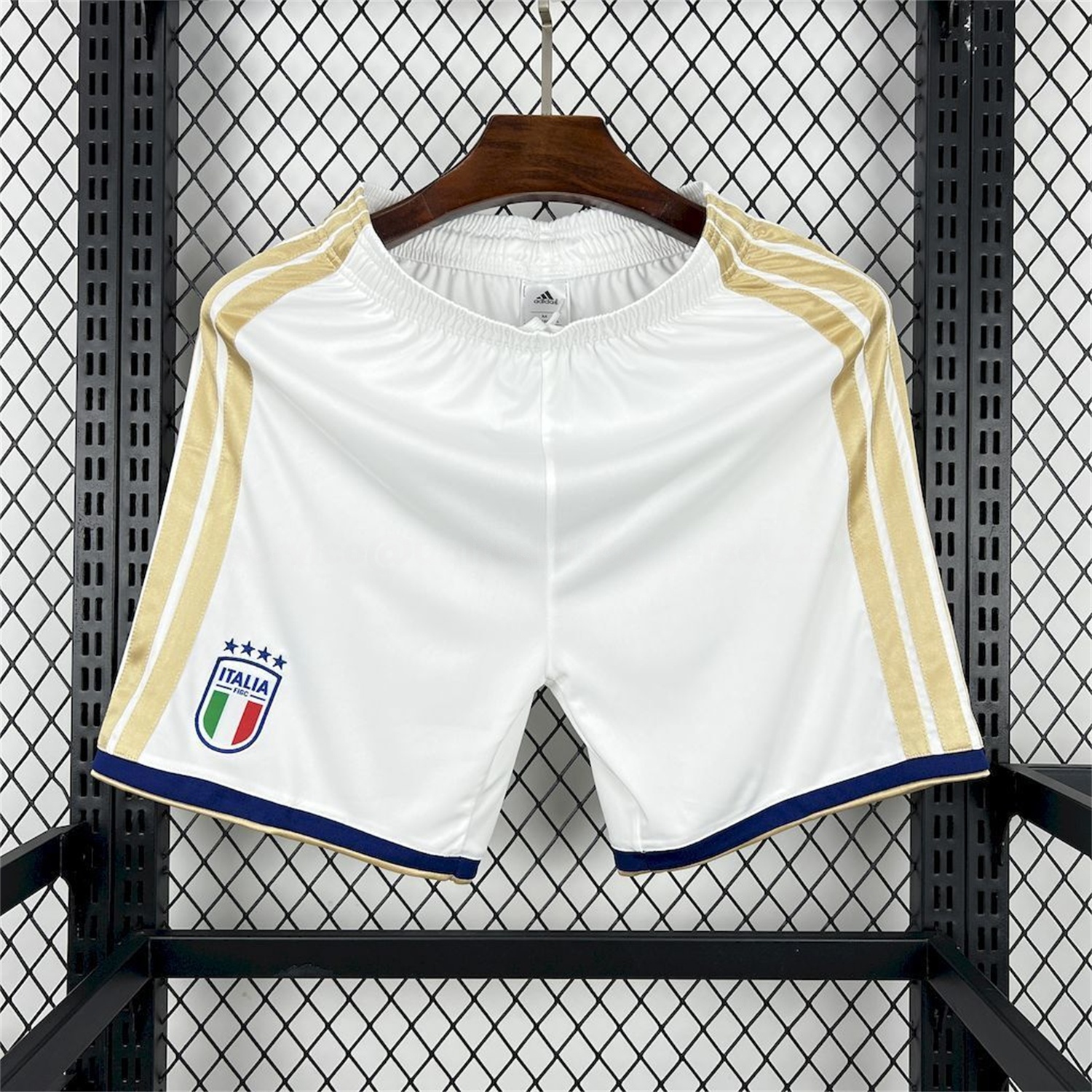 Italy 2026 Home White Shorts - Fans Version - JerseysGala