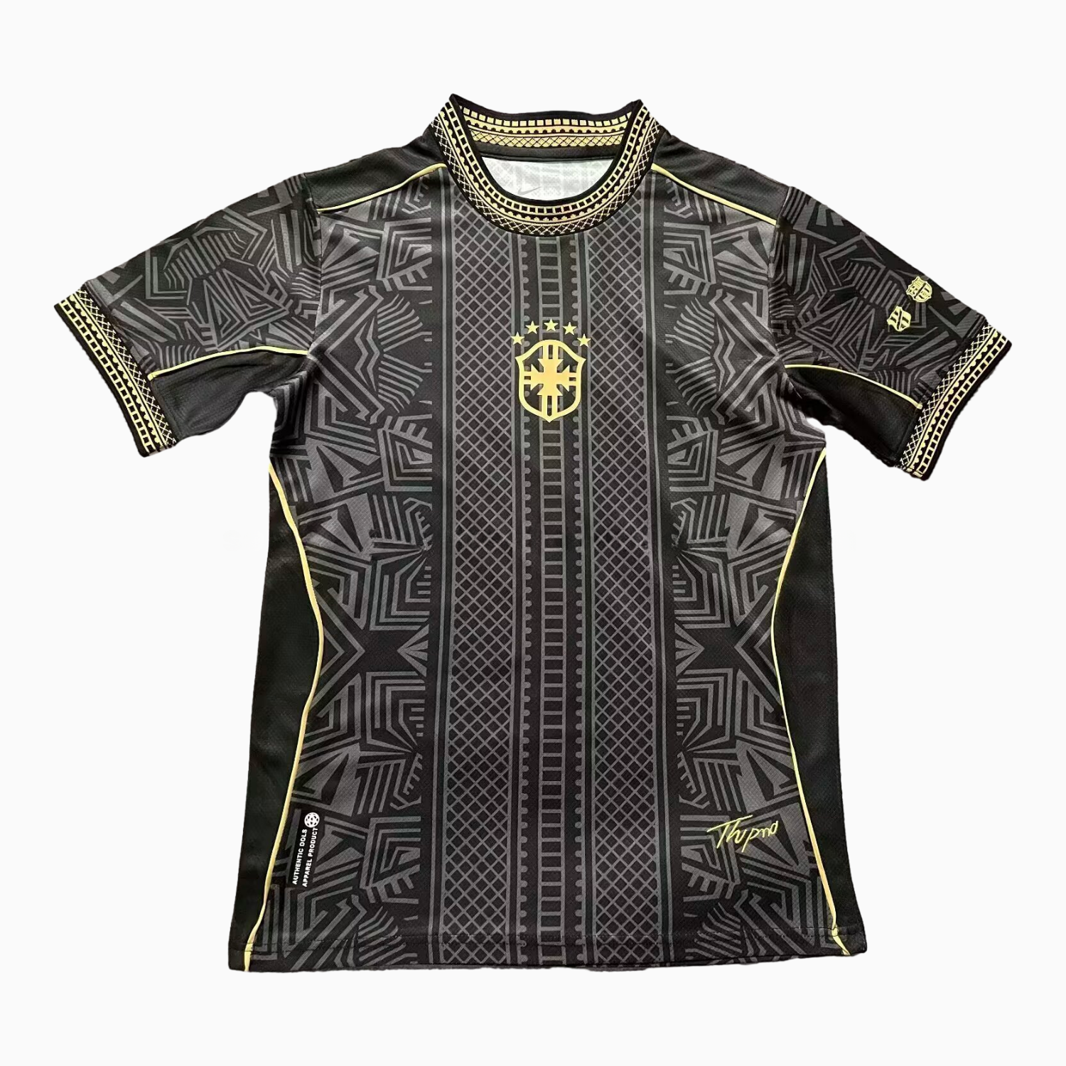 Brazil 2026 COMMA Black Neymar Special Jersey - Fans Version - JerseysGala