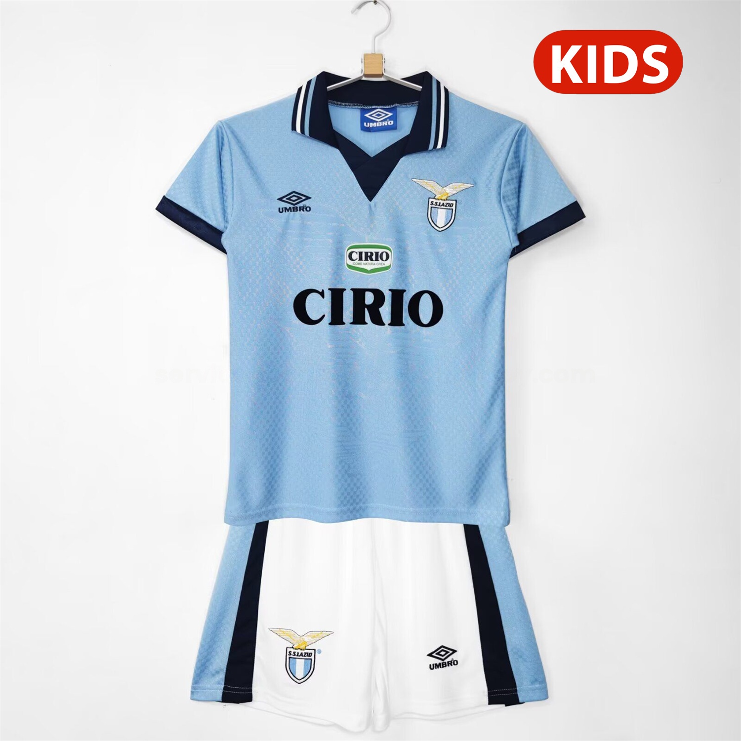 Retro Lazio 1996-97 Home Kids Kit - JerseysGala