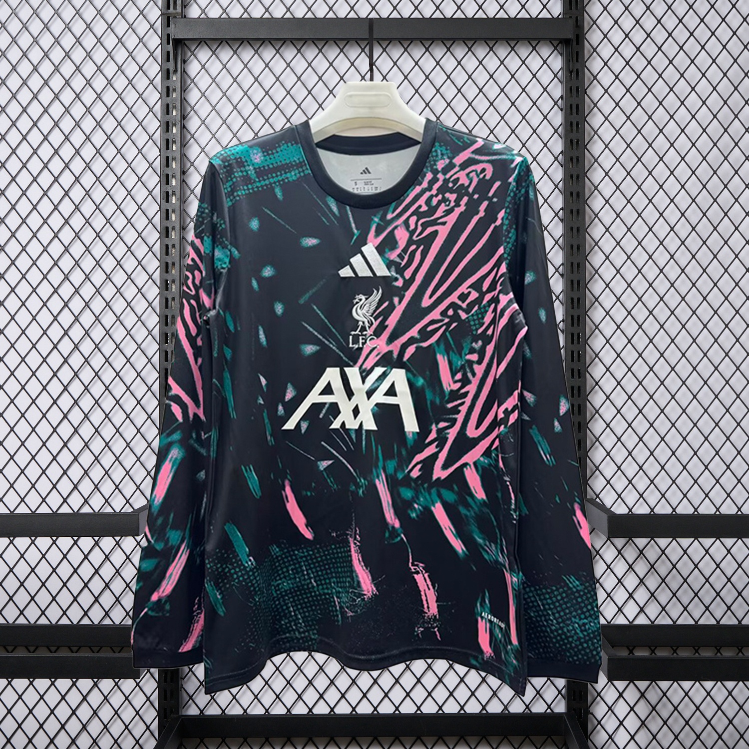 Liver.pool 25-26 Pre-Match Training Long Sleeves Jersey - Fans Version - JerseysGala