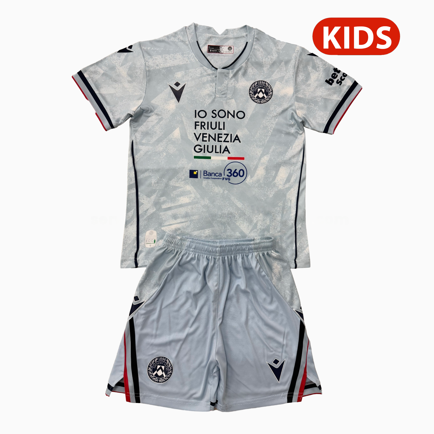 Udinese 25-26 Away Kids Kit - JerseysGala
