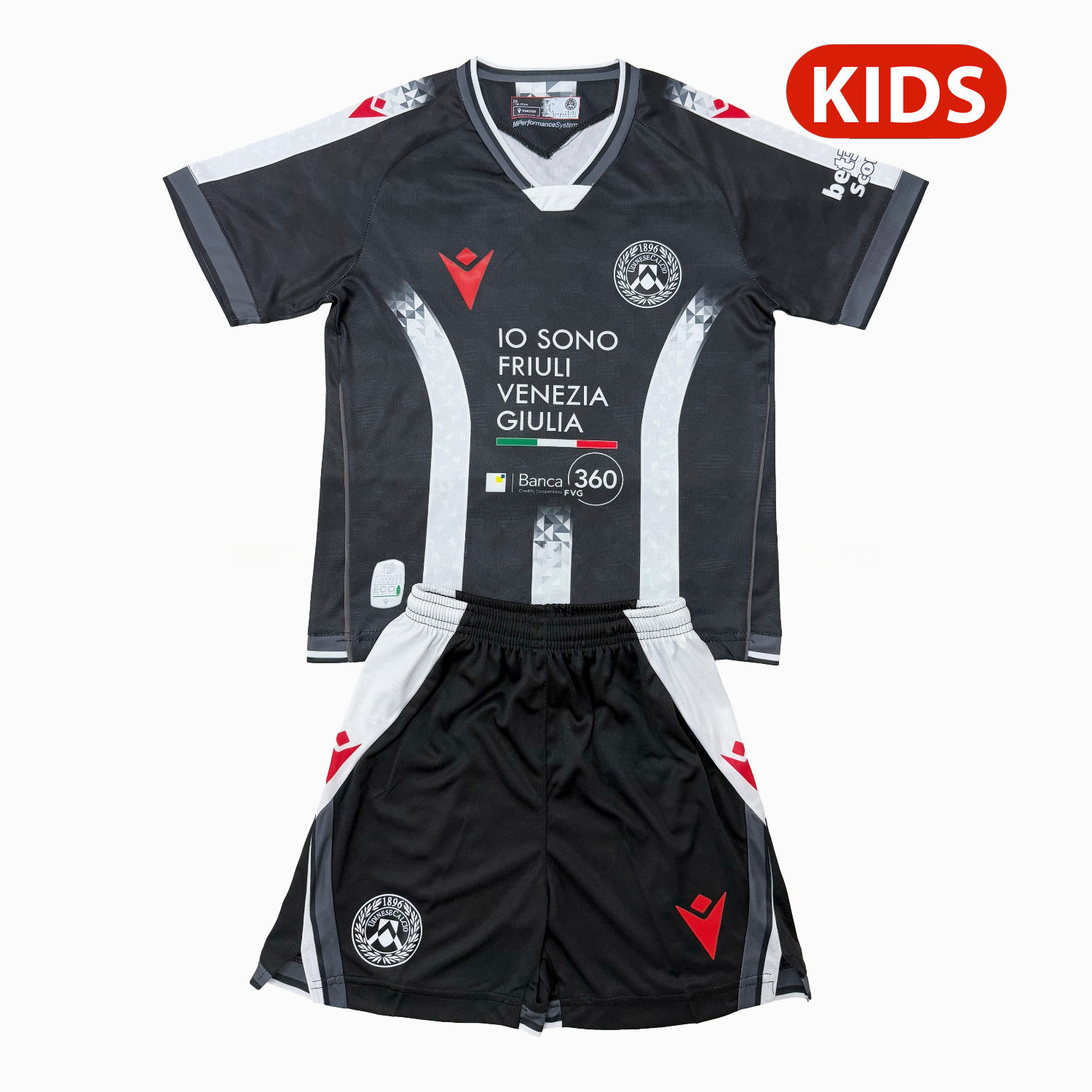 Udinese 25-26 Home Kids Kit - JerseysGala
