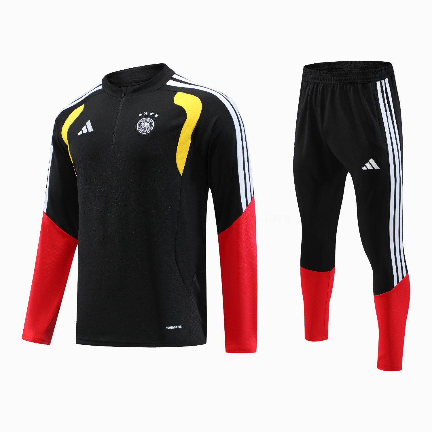 Germany 2026 Long Sleeve Training Set - Black Top & Pants - JerseysGala