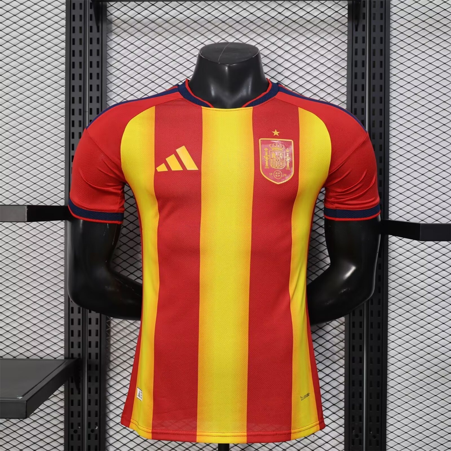 Spain 2026 Red And Yellow Stripes Special Jersey - Player Version - JerseysGala