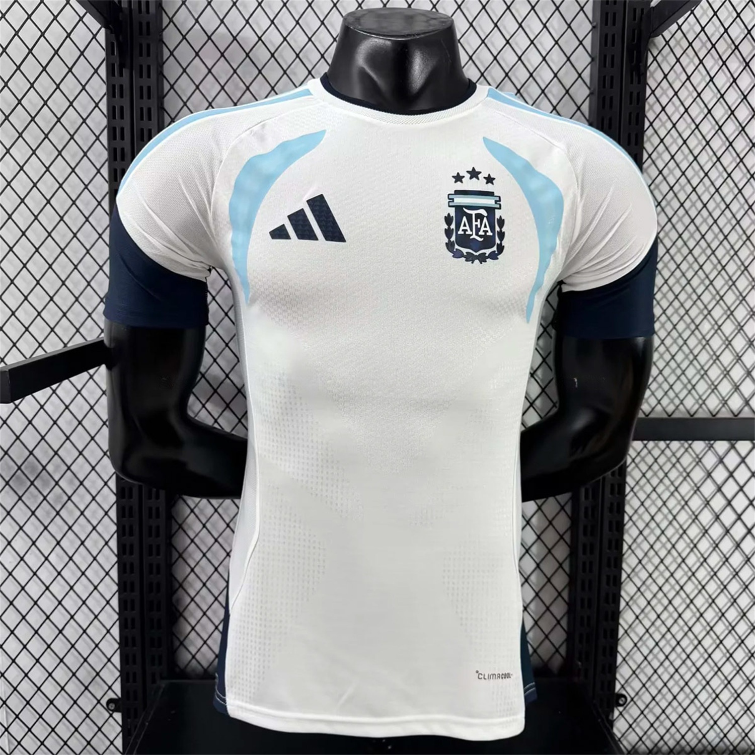 Argentina 2026 White Pre-Match Training Jersey - Player Version - JerseysGala