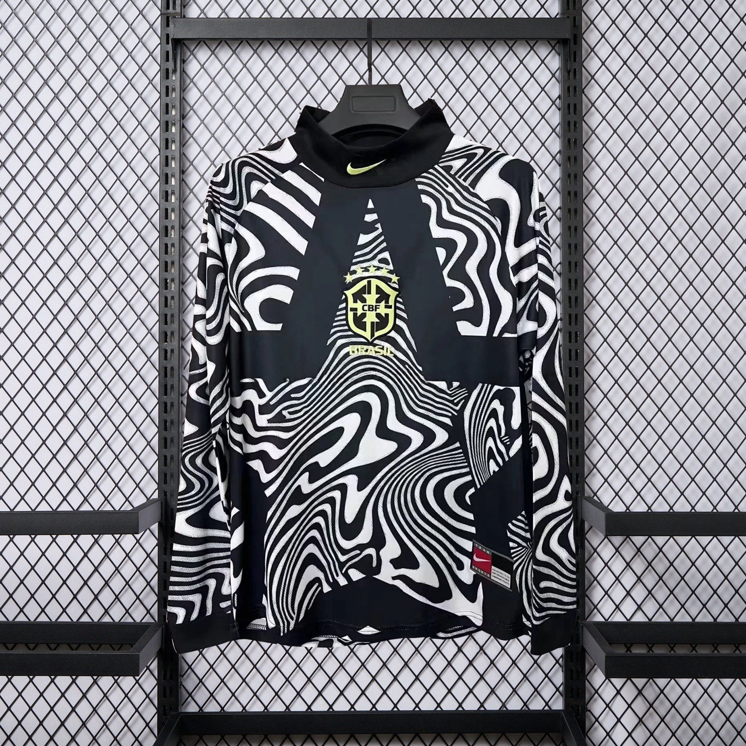 Brazil 2026 Hollywood Goalkeeper Special Long Sleeves Jersey - Fans Version - JerseysGala