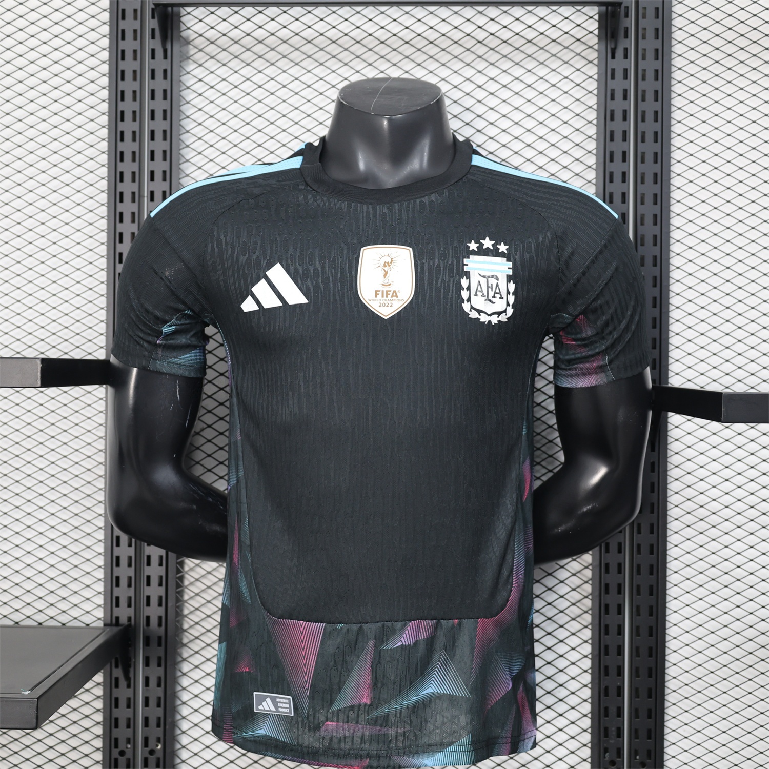 Argentina 2026 Black Pre-Match Training Jersey - Player Version - JerseysGala