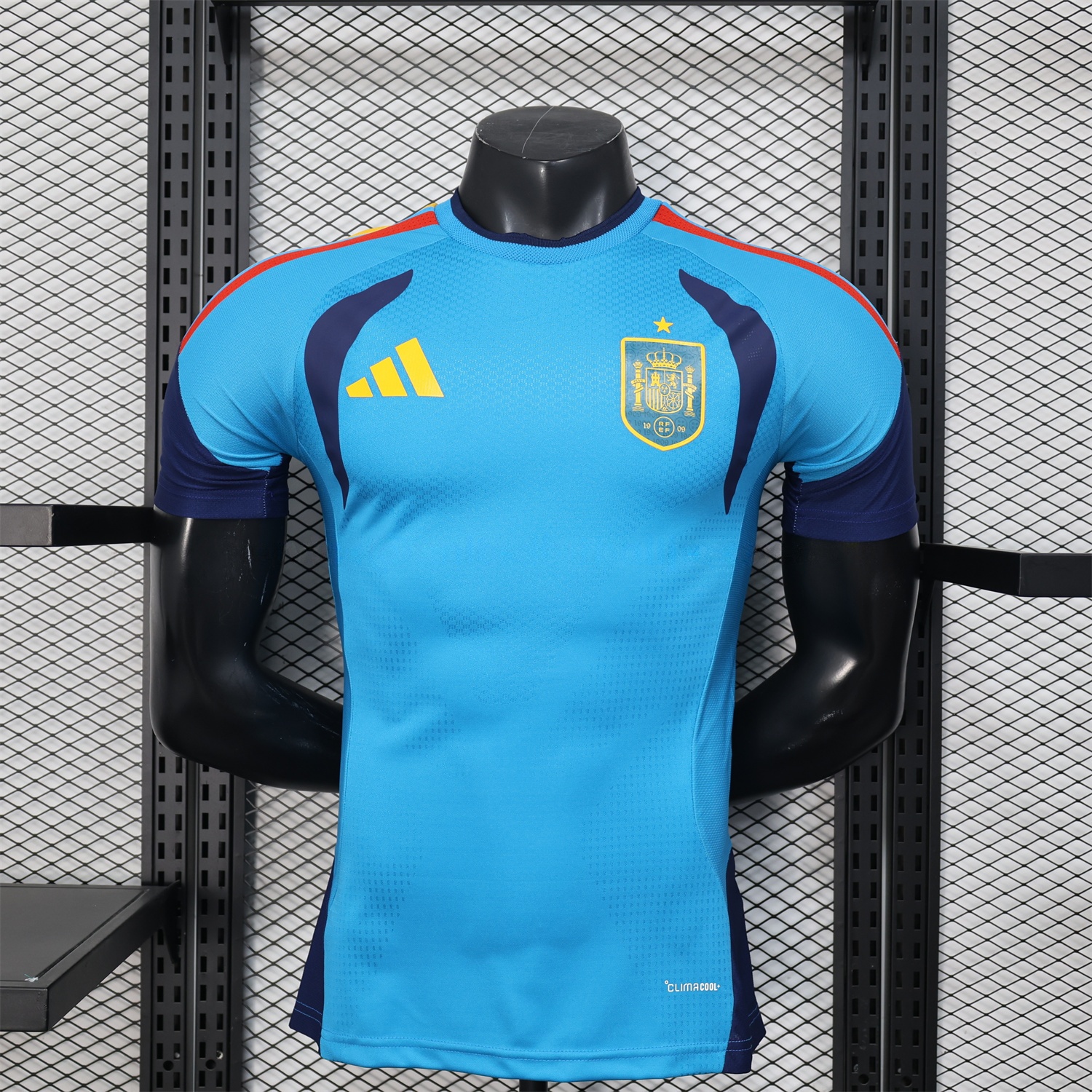Spain 2026 Blue Pre-Match Training Jersey - Player Version - JerseysGala